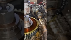 CNC Gear Cutting Machine #technology #machine #cnc