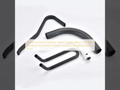 Aluminum Alloys Stainless Steels Copper Alloys CNC Tube Bending Service With Powder Coating / Anodized Black Finish